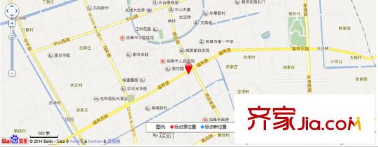 皋南新村交通圖 