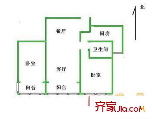 永和花苑 戶型圖