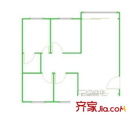 新海通花園錦繡苑 戶型圖