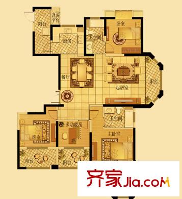 紫薇三村 戶型圖