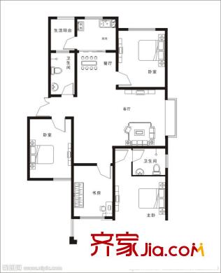 紫薇三村 戶型圖