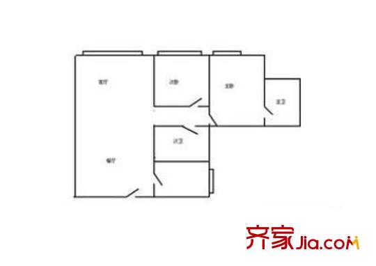 唐閘公園一村 戶型圖