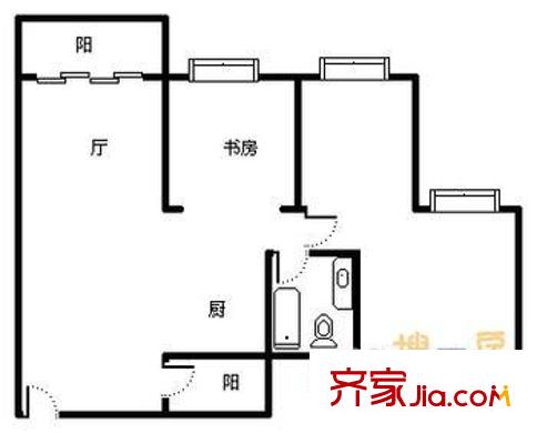 新龍花苑 戶型圖