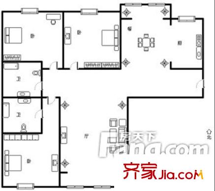 健康公寓 戶型圖