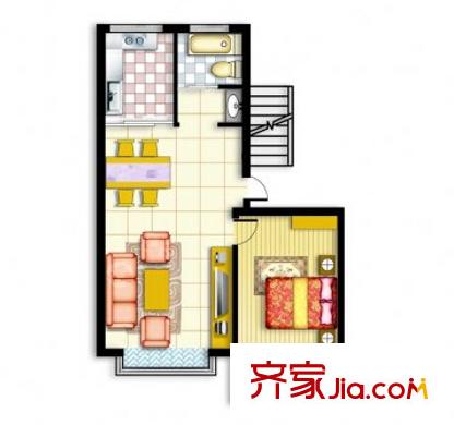 紫薇一村 戶型圖