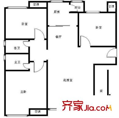 友誼公寓 戶型圖