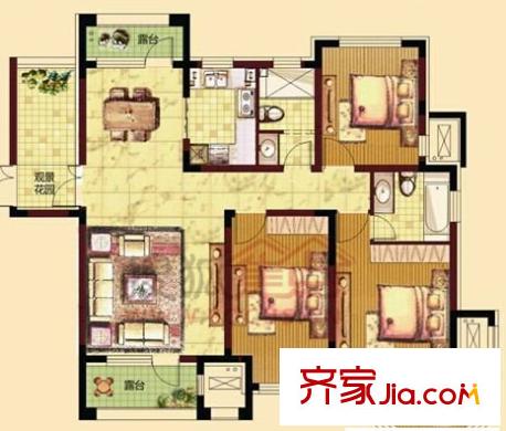 啟秀南苑 戶型圖