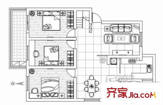 凱旋花園 戶型圖