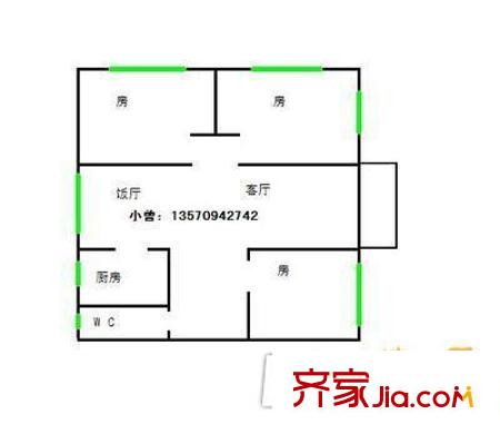 凱旋花園 戶型圖