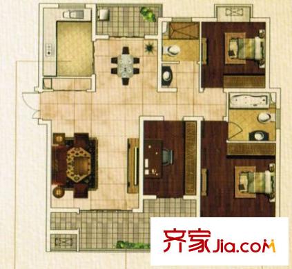 金龍花苑 戶型圖
