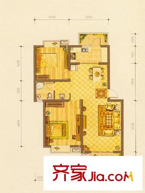 恒盛泰晤士印象 戶型圖