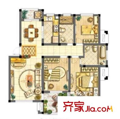 昆山 親和佳苑 戶型圖