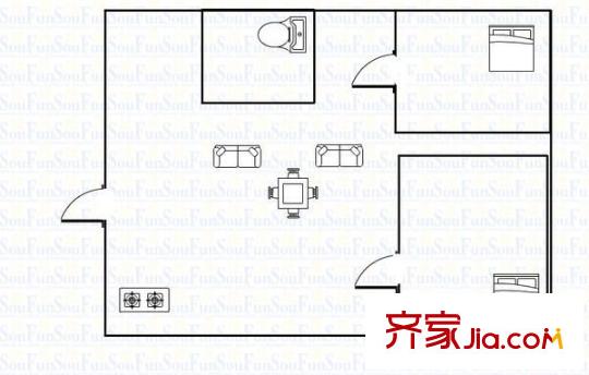 昆山 親和佳苑 戶型圖