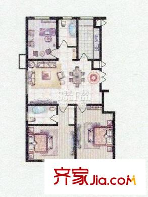 濠河經(jīng)典苑 戶型圖