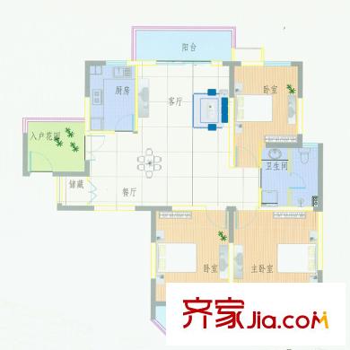 新華城市家園A戶(hù)型