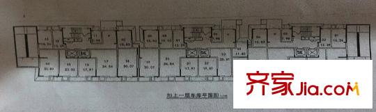 公園佳苑二期47號(hào)地上一層車庫(kù)平面圖
