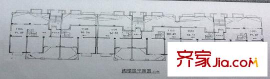公園佳苑二期41號(hào)閣樓層平面圖