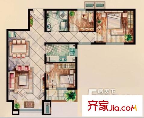 新華佳園 戶型圖