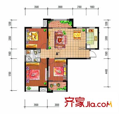 新華佳園 戶型圖