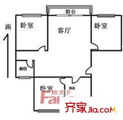 郭里園南遷苑 戶型圖