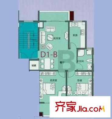 城市名人花園 戶型圖