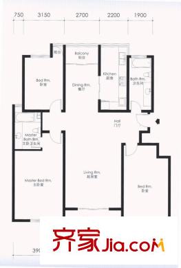 和諧怡園匯景 戶型圖