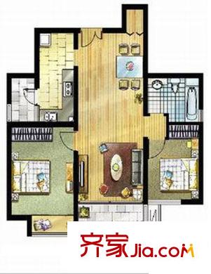 都市豪庭 戶型圖