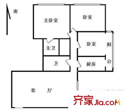 富民新村 戶型圖