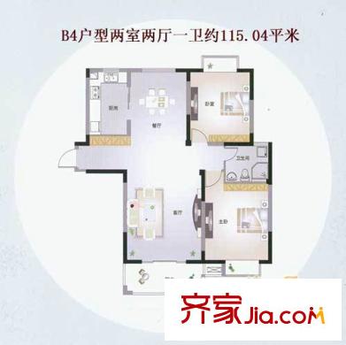 水榭花都B4標(biāo)準(zhǔn)戶型