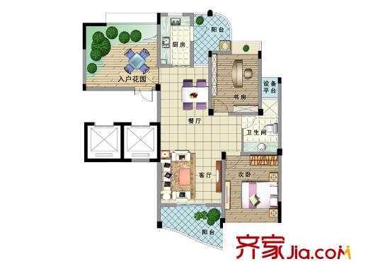 金色城品 戶型圖