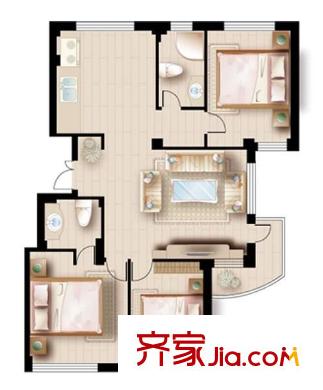 濠濱花園 戶型圖