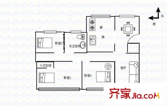 濠濱花園 戶型圖