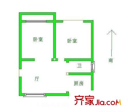 曙光新村 戶型圖