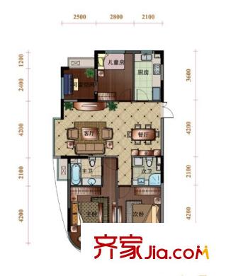 怡園佳苑 戶型圖