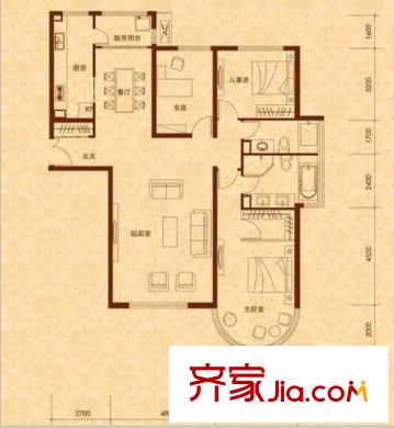 怡園佳苑 戶型圖