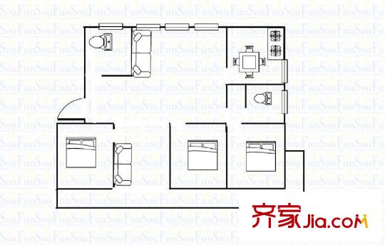 濠西園 戶(hù)型圖