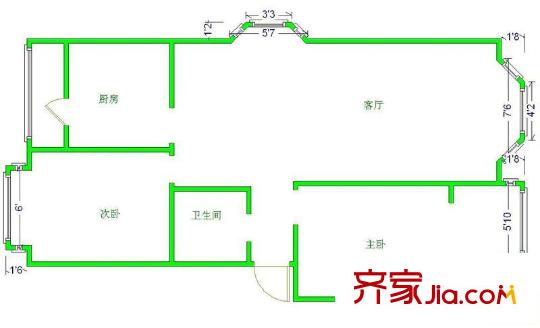 北郭北村 戶型圖
