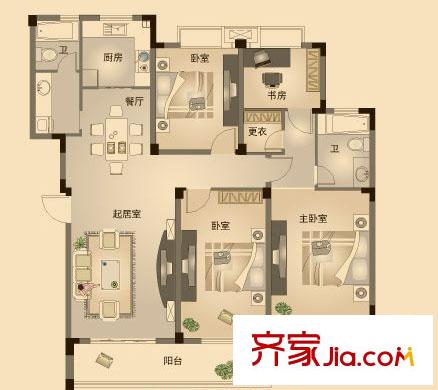金飛達名郡 戶型圖