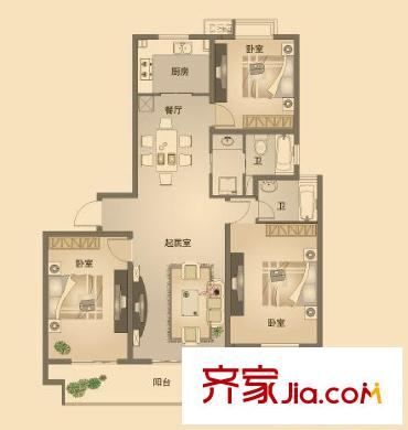 金飛達名郡 戶型圖