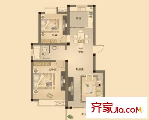 金飛達(dá)名郡 戶(hù)型圖
