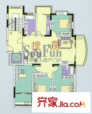 都市華城 戶型圖