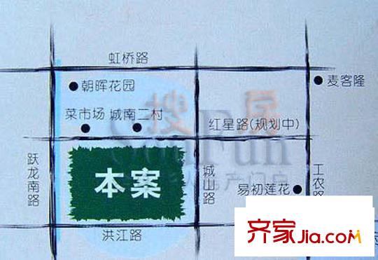 春暉花園交通圖