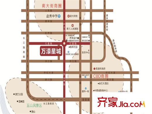 萬濠星城5MR.RED小區(qū)區(qū)位圖
