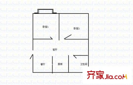 竹韻花園 戶型圖