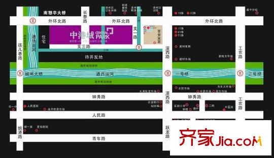 中港城世家區(qū)域圖