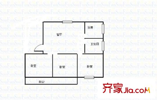 北濠橋東村 戶型圖