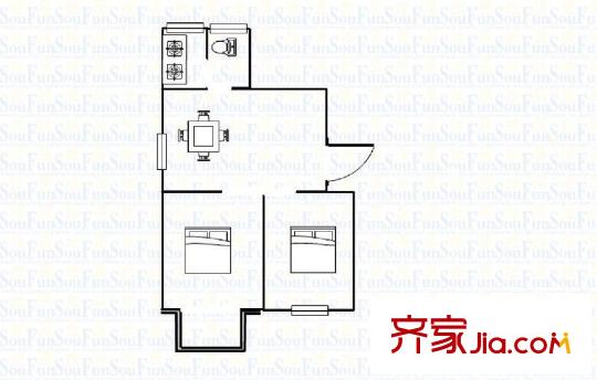 北濠橋東村 戶型圖
