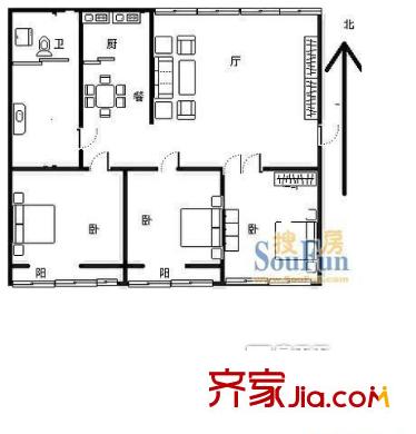 學(xué)田北苑 戶型圖