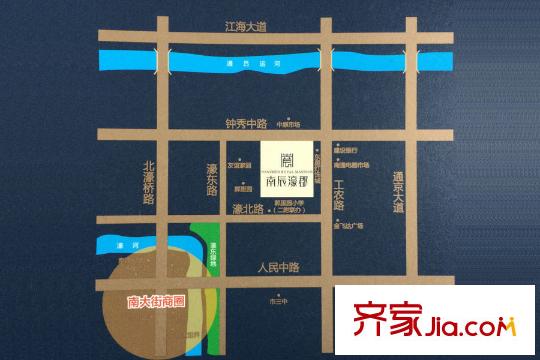 南辰濠郡區(qū)位圖