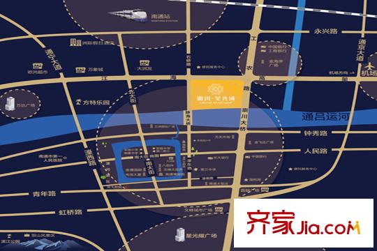 崇川星光域區(qū)位圖